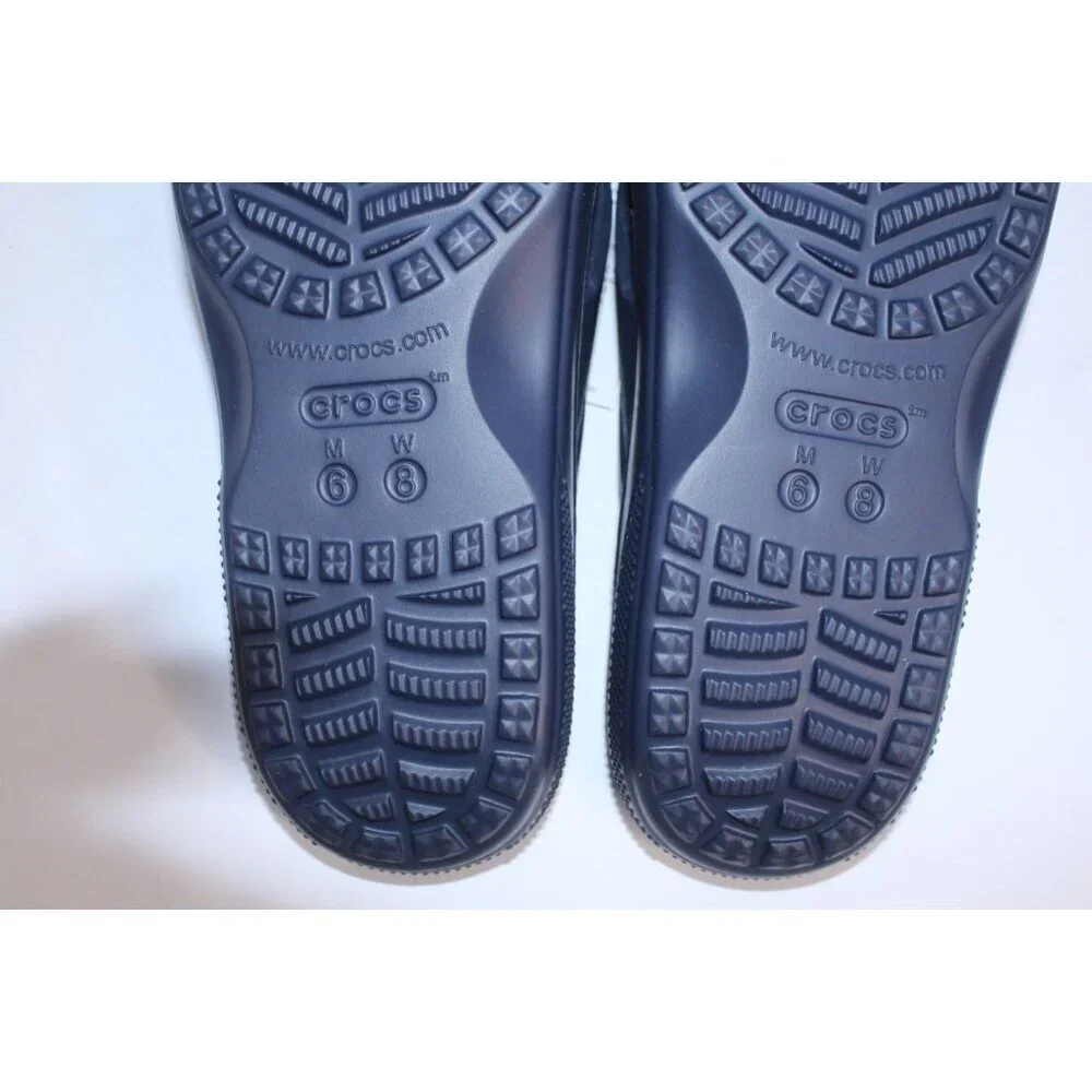 Crocs Adult Baya ll Flip Flop Sandals M6 W8 Blue‎ Iconic Comfort Slide On Casual